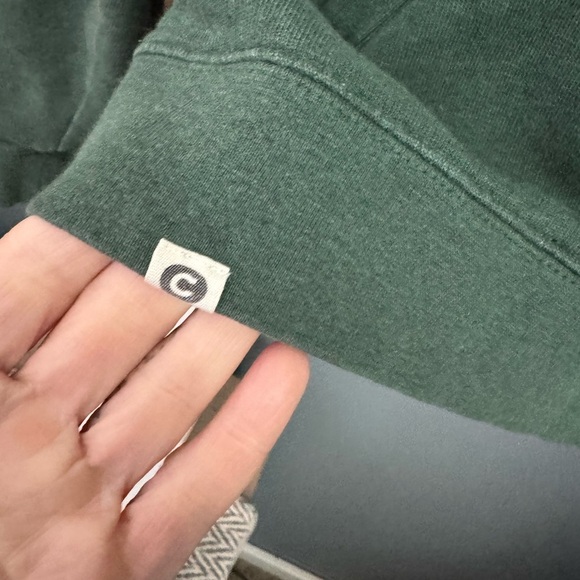 Conscious Steps Forest Green Women’s Hoodie Sweater - Picture 5 of 5